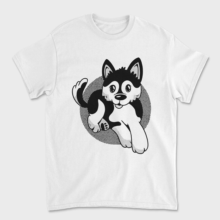 Pomsky Dog, Унисекс Мъжка Тениска