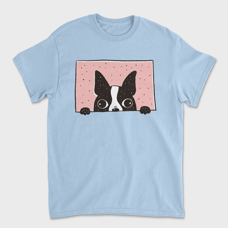 Cute Dog, Unisex Men's T-Shirt