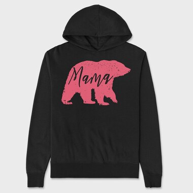 Bear Mama, Unisex Men's Hoodie