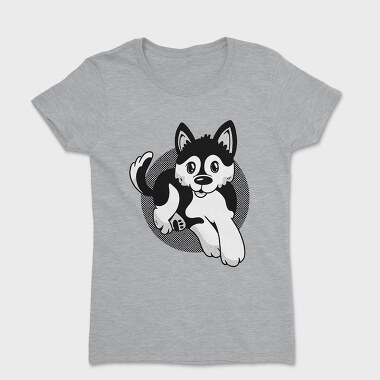 Pomsky Dog, Women's T-Shirt