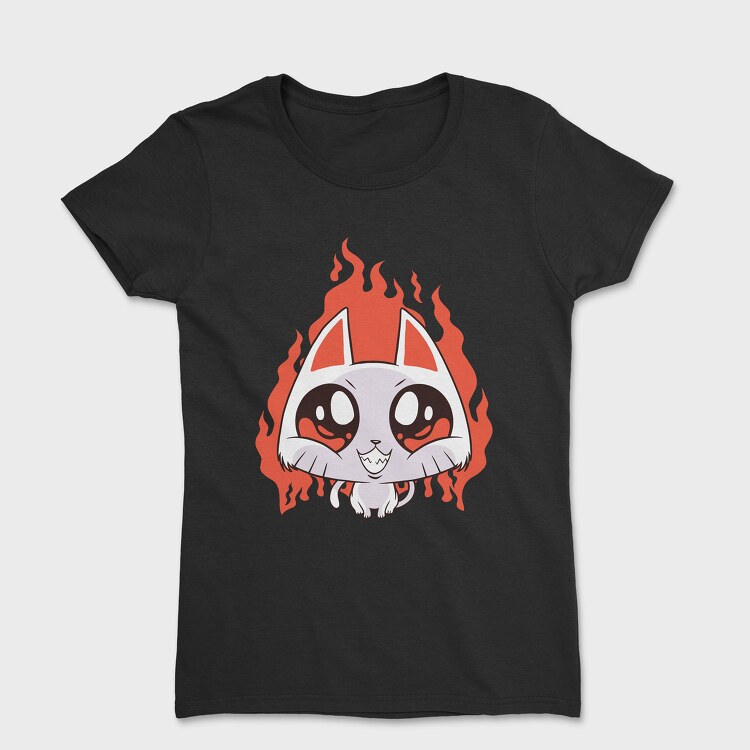 Devil Cat, Women's T-Shirt