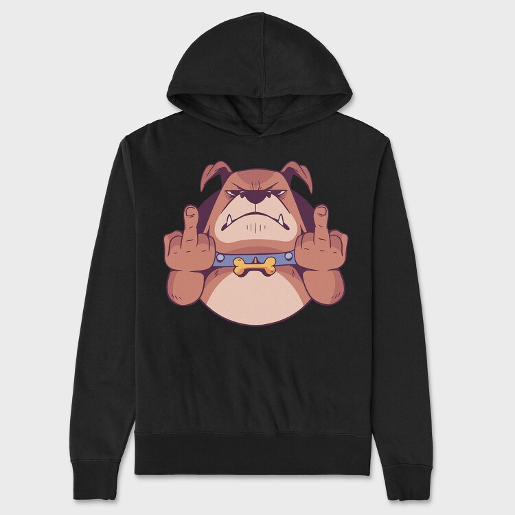 Dog Middle Finger, Унисекс Мъжко Суичър