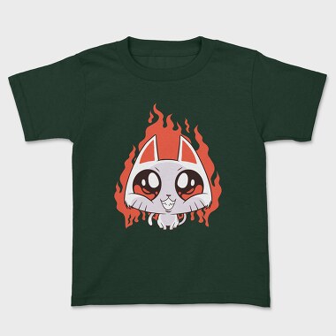 Devil Cat, Kids' T-Shirt