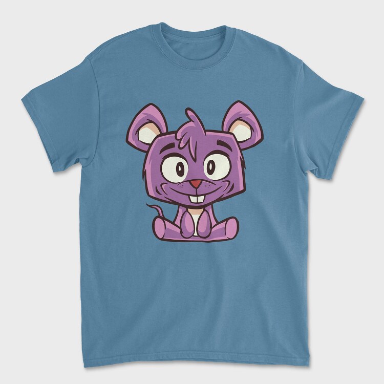 Cute Mouse, Unisex Men's T-Shirt