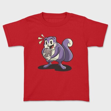 Cute Squirrel, Kids' T-Shirt