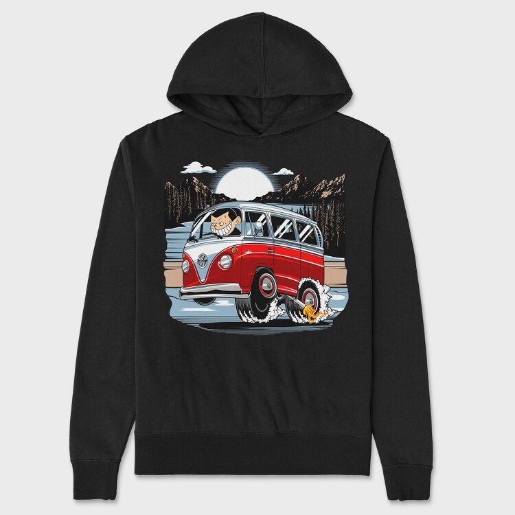 VW Kombi, Unisex Men's Hoodie