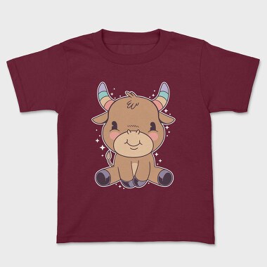 Cute Taurus, Kids' T-Shirt
