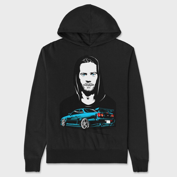 PAUL WALKER, Unisex Men's Hoodie