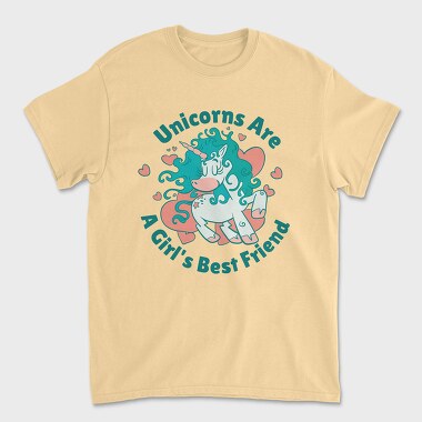 Cute Unicorn, Unisex Men's T-Shirt