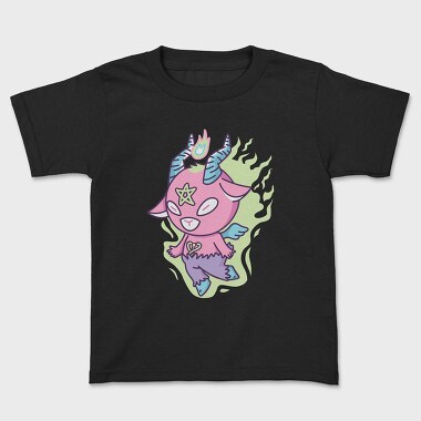 Cute Pastel Baphomet, Kids' T-Shirt
