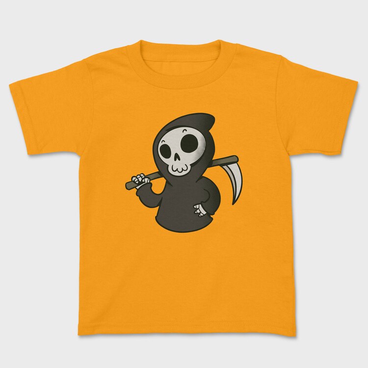 Cute Grim Reaper, Kids' T-Shirt