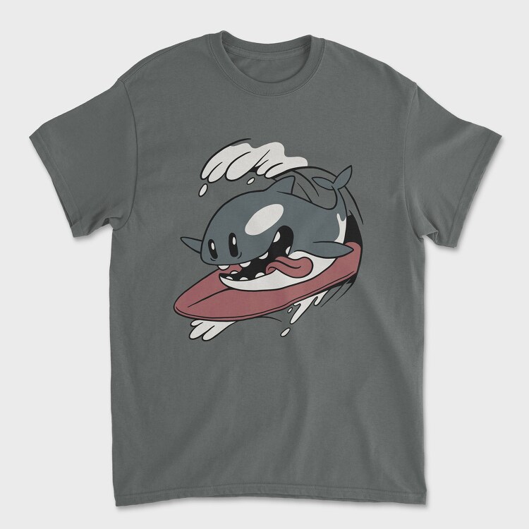 Surfing Orca, Унисекс Мъжка Тениска