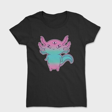Cute Axolotl Pastel Goth, Women's T-Shirt