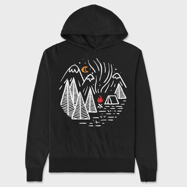 Camp, Unisex Men's Hoodie