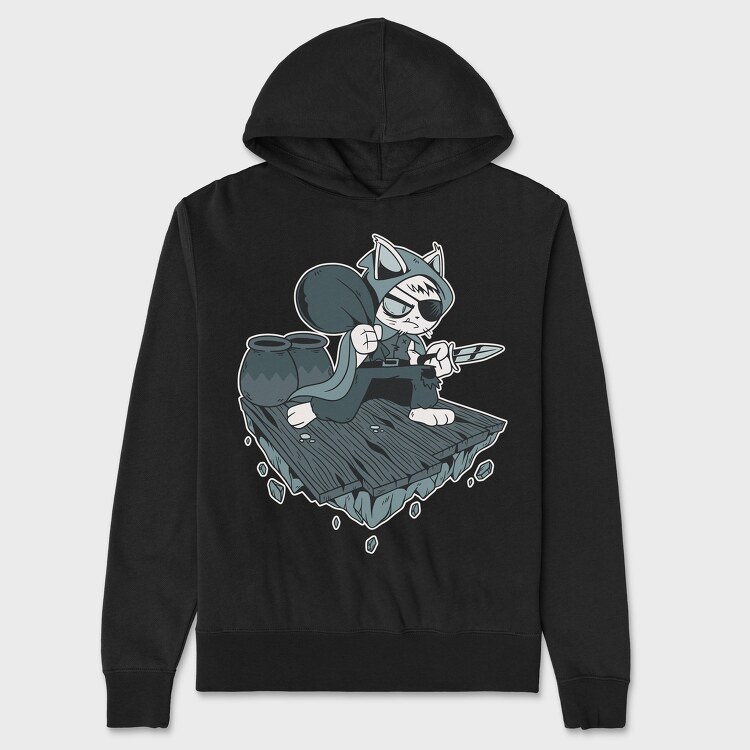 Thief Cat, Unisex Men's Hoodie