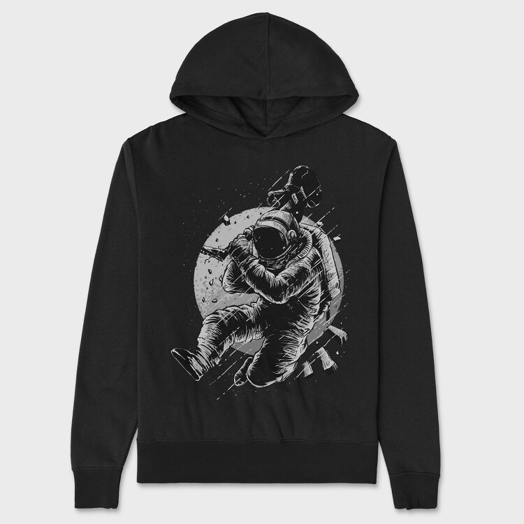 No Music, Unisex Men's Hoodie