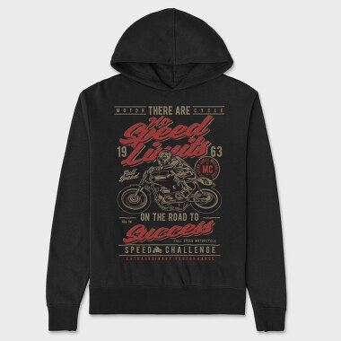 No Speed Limits, Unisex Men's Hoodie