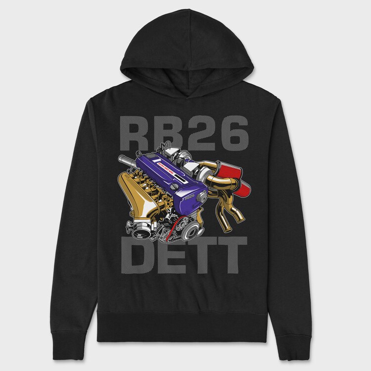 RB26 DETT, Unisex Men's Hoodie