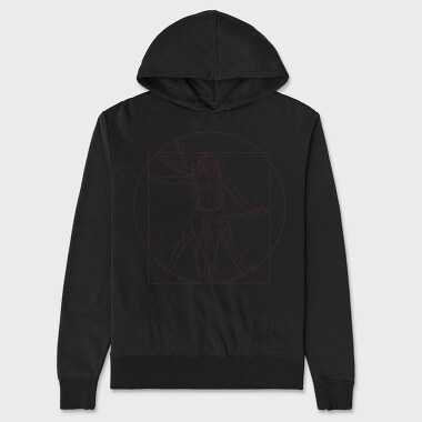 Man Guitar, Unisex Men's Hoodie