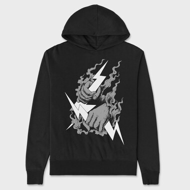 Catching Thunder, Unisex Men's Hoodie