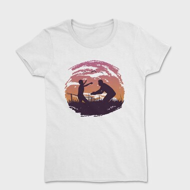 Dad And Child, Women's T-Shirt
