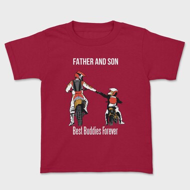 Father And Son Enduro, Kids' T-Shirt