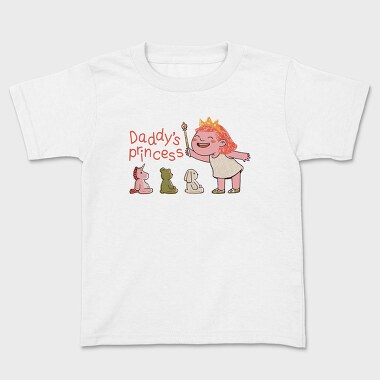 Daddys Princess, Kids' T-Shirt