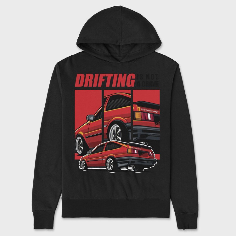Drifting Is Not a Crime Trunero, Unisex Men's Hoodie