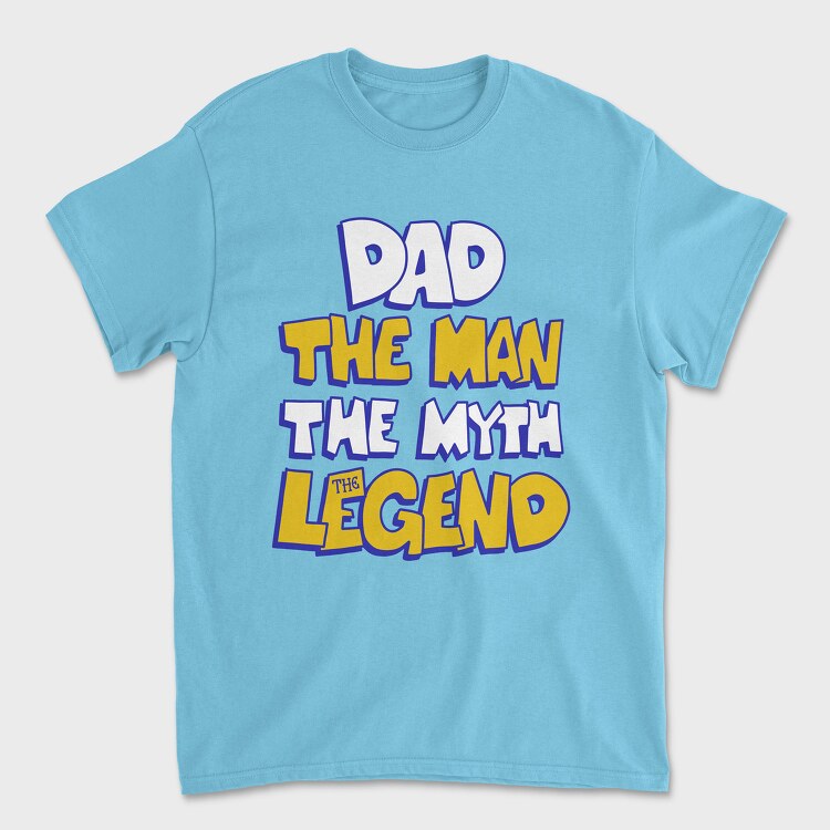 Dad The Legend, Unisex Men's T-Shirt