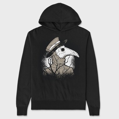 Dark Plague Doctor, Unisex Men's Hoodie