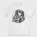 Frog With Guitar, Unisex Men's T-Shirt