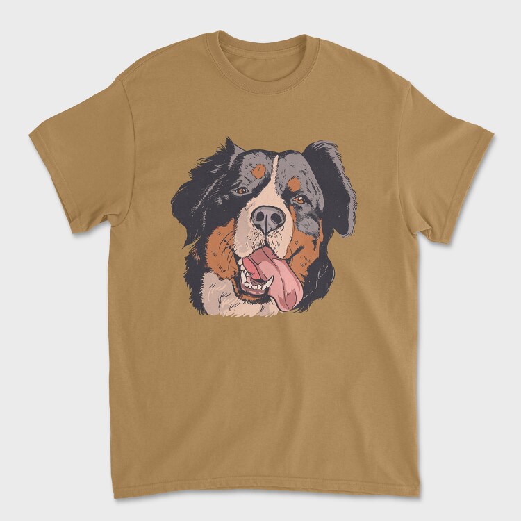 Bernese Mountain Dog, Unisex Men's T-Shirt