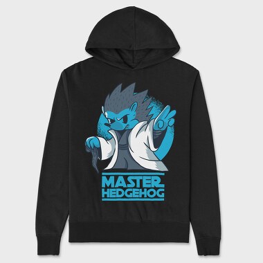 Master Hedgehog, Unisex Men's Hoodie