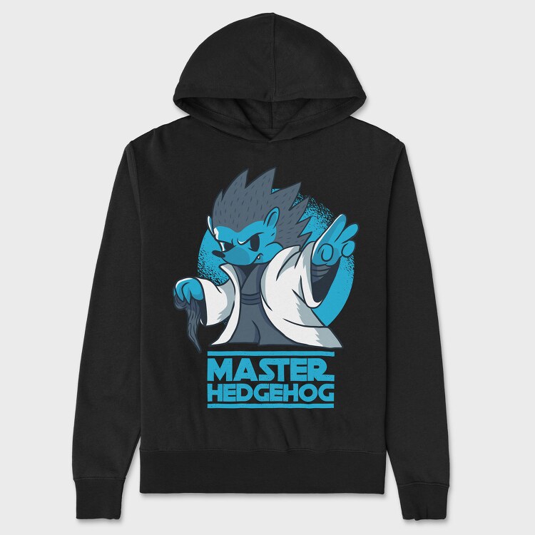 Master Hedgehog, Unisex Men's Hoodie