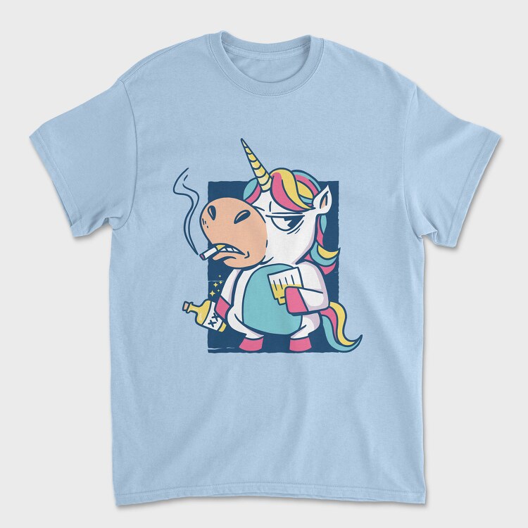 Bad Habits Unicorn, Унисекс Мъжка Тениска