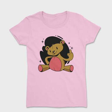 Rude Teddy Bear, Women's T-Shirt