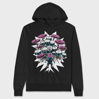 Baby Drummer, Unisex Men's Hoodie