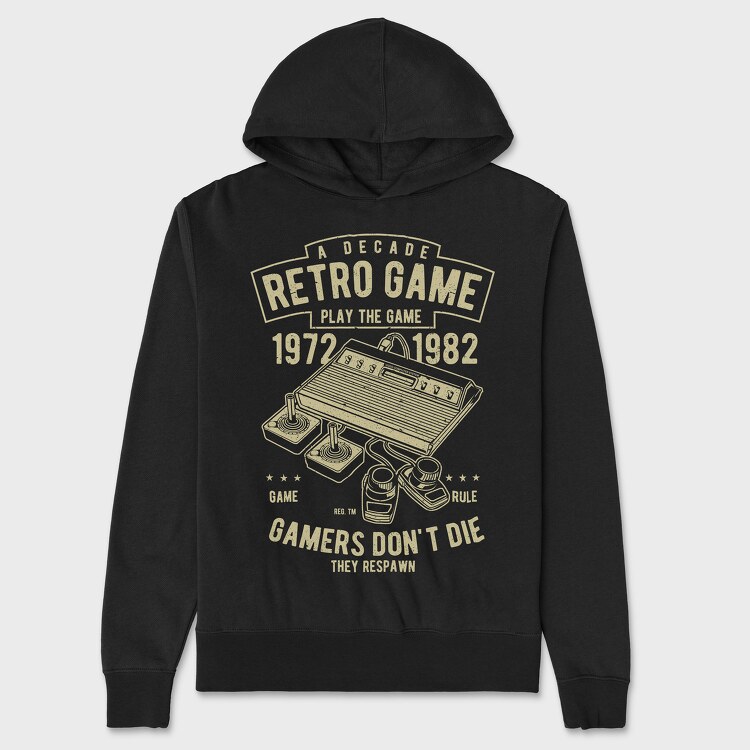 Retro Game, Унисекс Мъжко Суичър
