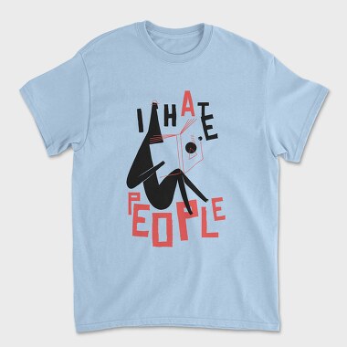 I hate People, Unisex Men's T-Shirt
