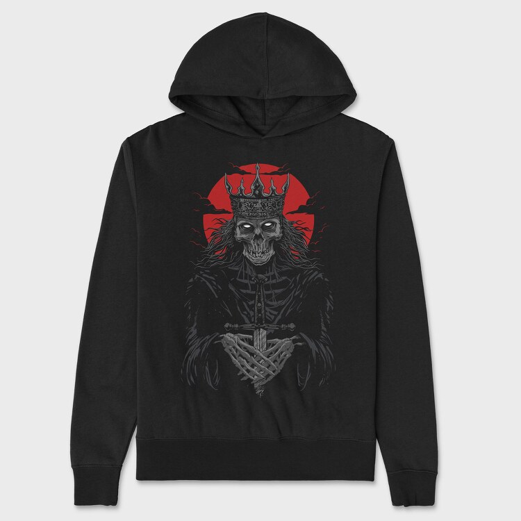 Dead King, Unisex Men's Hoodie