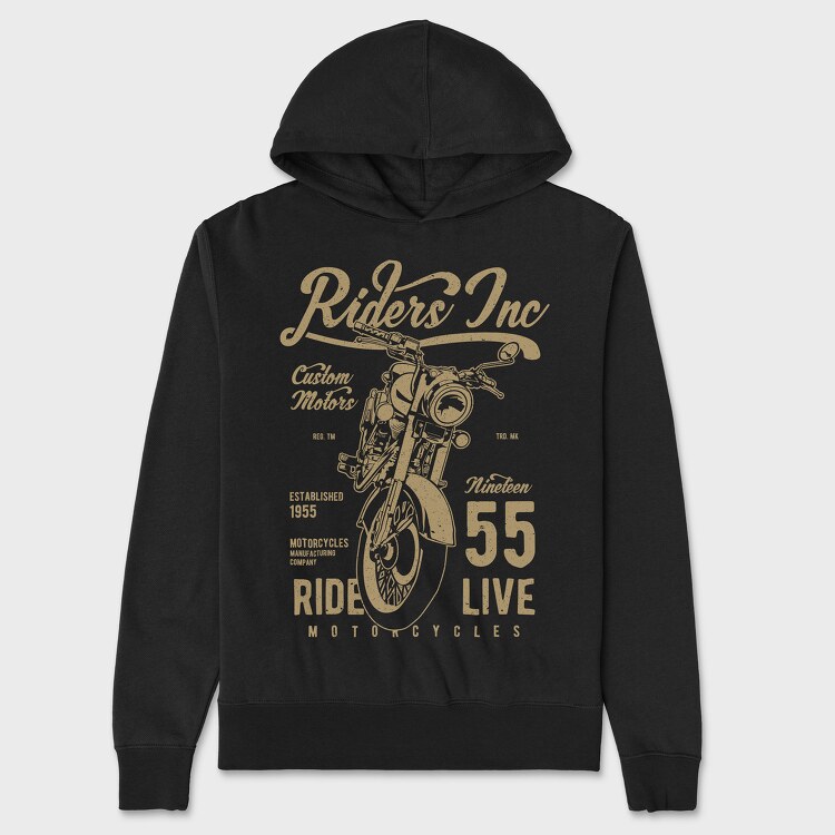 Riders, Unisex Men's Hoodie