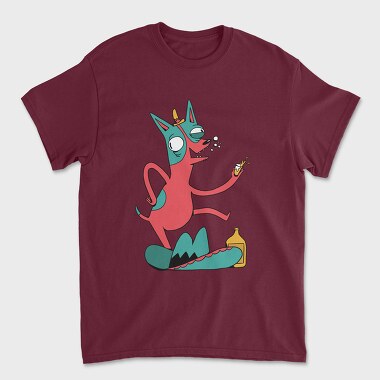 Drunk Chihuahua, Unisex Men's T-Shirt