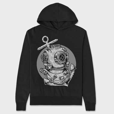 Deep Sea, Unisex Men's Hoodie
