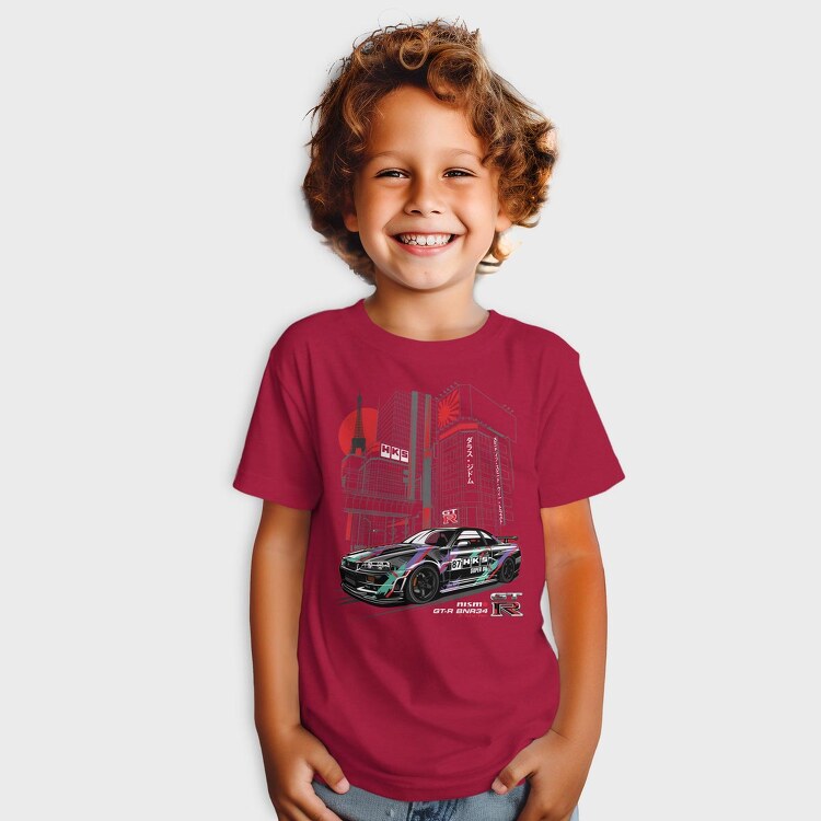 GTR R35 Back, Kids' T-Shirt