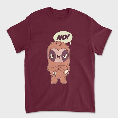 No Sloth, Unisex Men's T-Shirt