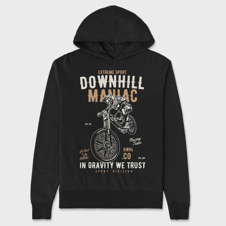 Downhill Maniac, Унисекс Мъжко Суичър
