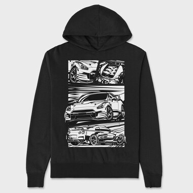 Gtr R35, Unisex Men's Hoodie