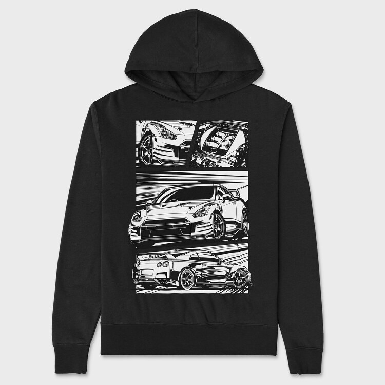 Gtr R35, Unisex Men's Hoodie