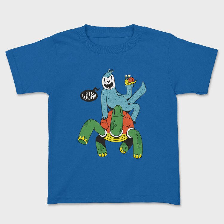 Sloth Turtle Snail, Kids' T-Shirt
