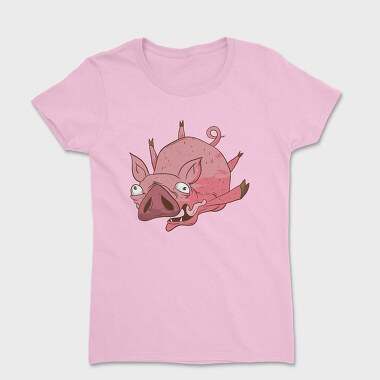 Flying Pig, Women's T-Shirt